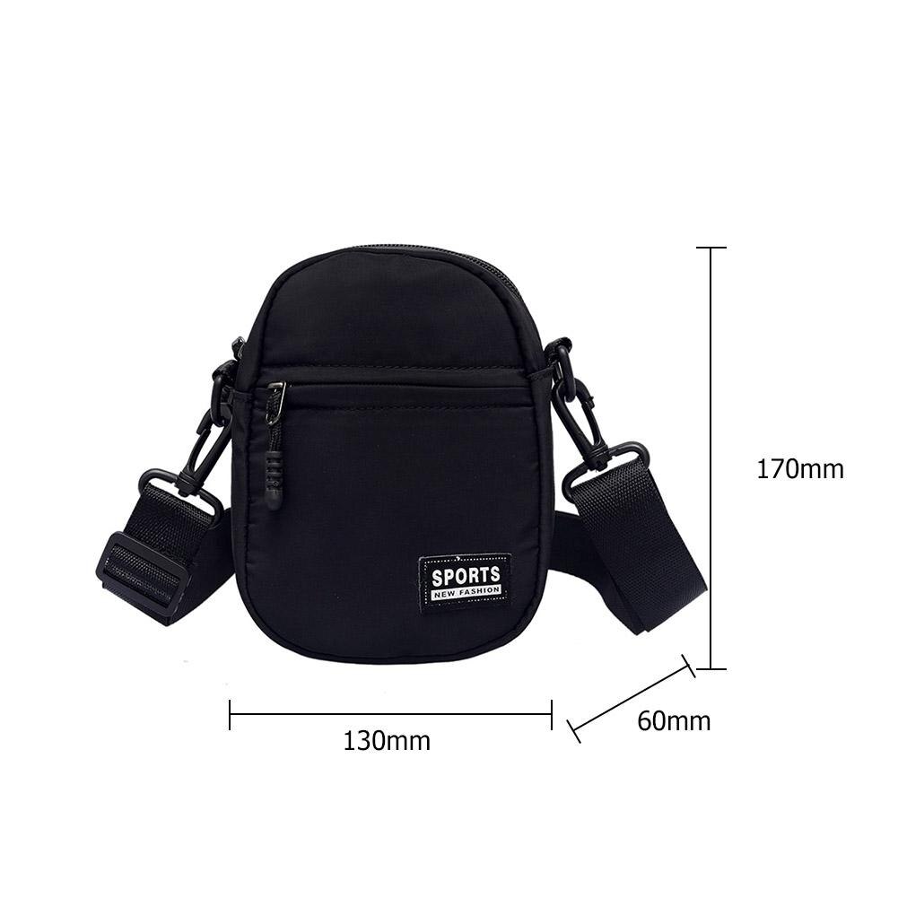 de las mujeres de la Multi-bolsillos mensajero bolsas de bandolera en bandolera de Color de de pecho paquete para niñas adolescentes.