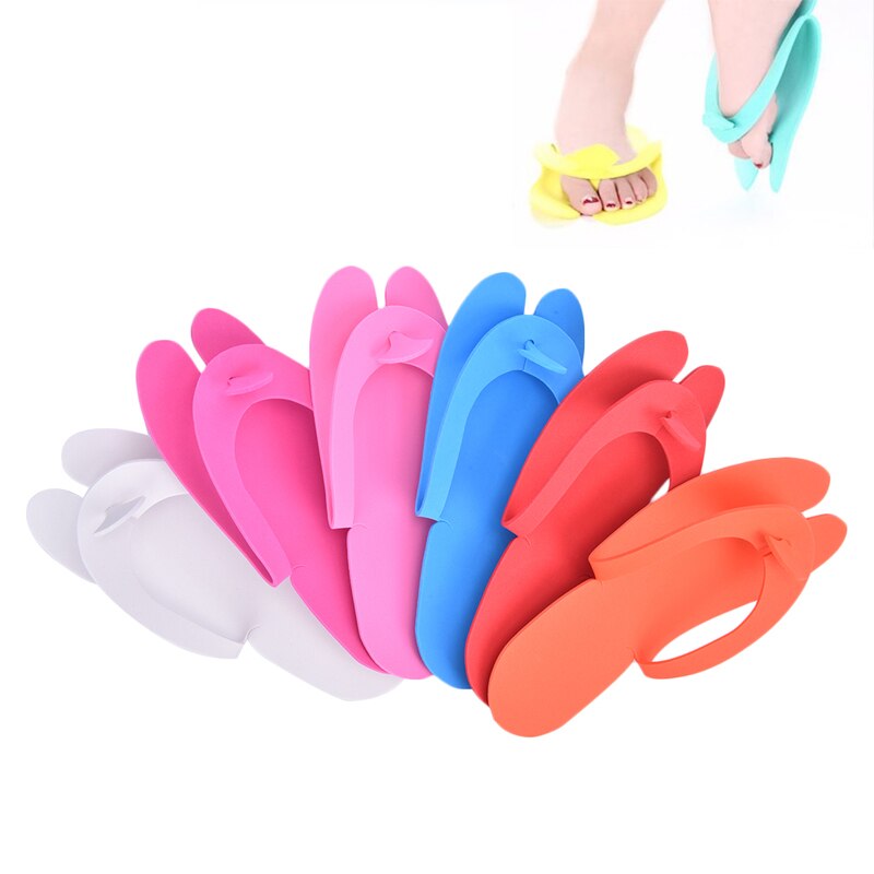 12 Paren Disposable Foam Slippers Salon Spa Pedicure Sandalen Schuim Slippper