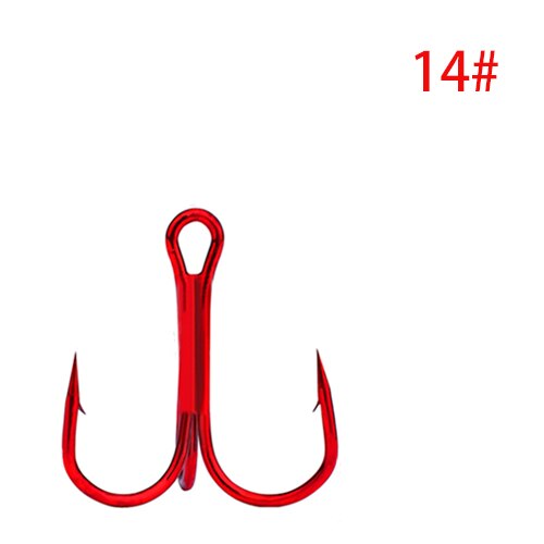 Owler – Triple hameçon de pêche rouge, cercle de mer, Tee, accessoires d&#39;équipement, Jig Head, hameçon japonais Tre, 5001: 14