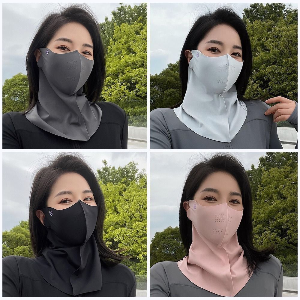 Cool Ice-Masque de Protection InjSun UPF50 +, Écharpe de Cou Anti-UV Respirante, Pare-Soleil pour l'Extérieur