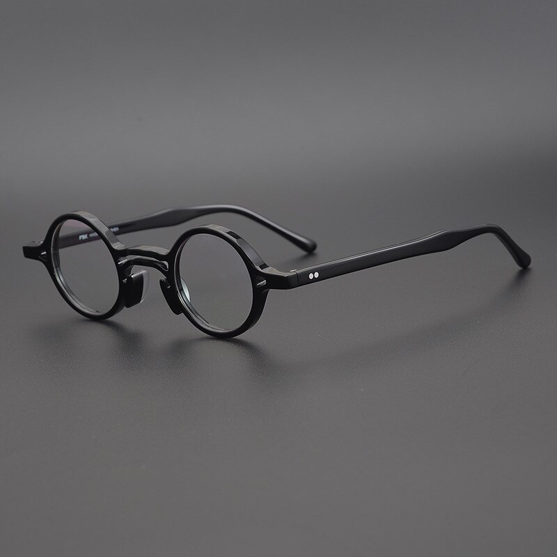Vintage Men Handmade Acetate Glasses Frame Women Small Box Round Luxury Brand Myopia Optical Eyeglasses Frame Japan Eyewear