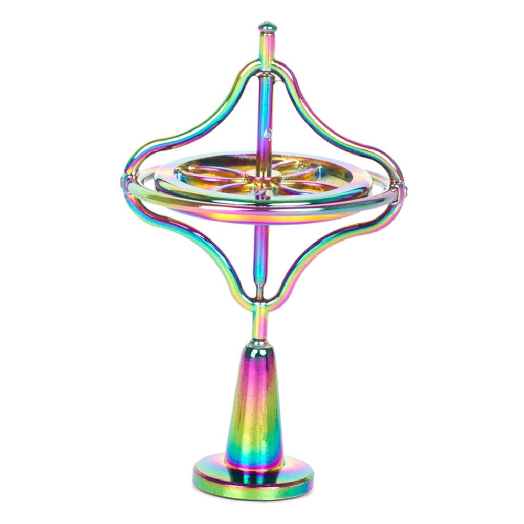 Precision Gyroscope Alloy Anti-Gravity Spinner Balance Toy Fingertip Spinning Top
