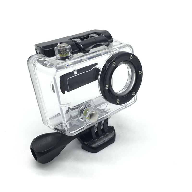 Anordsem funda carcasa impermeable para buceo esqueleto con lente para Gopro Hero 2