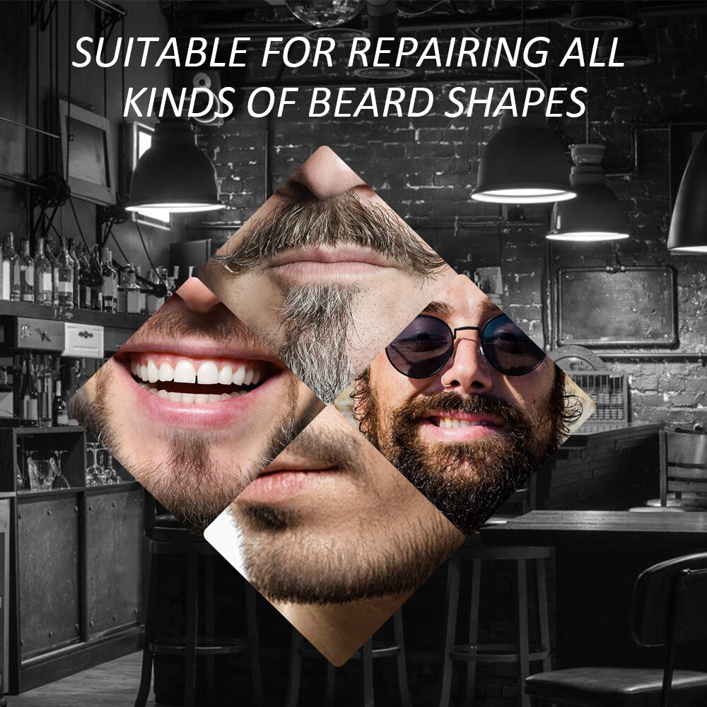 Men Beard Grooming Kit Trimming Shaving Comb Set Mustache Scissors Shaping Shaver Safety Razor Beard Care Styling Tool