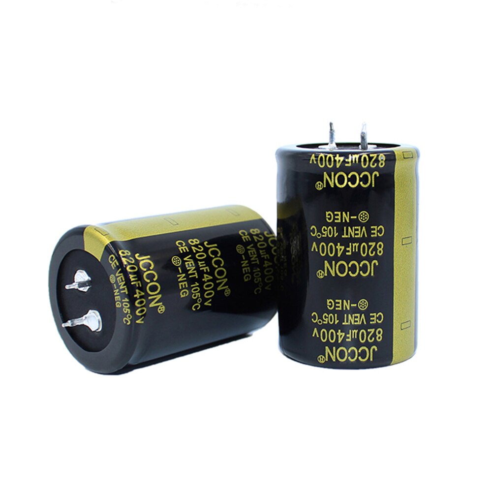 2pc 400V 820UF 35x50mm JCCON 105 ℃ pełnie-napięciowa spawarka elektryczna w-linia kondensator elektrolityczny inwerter klakson kondensatory