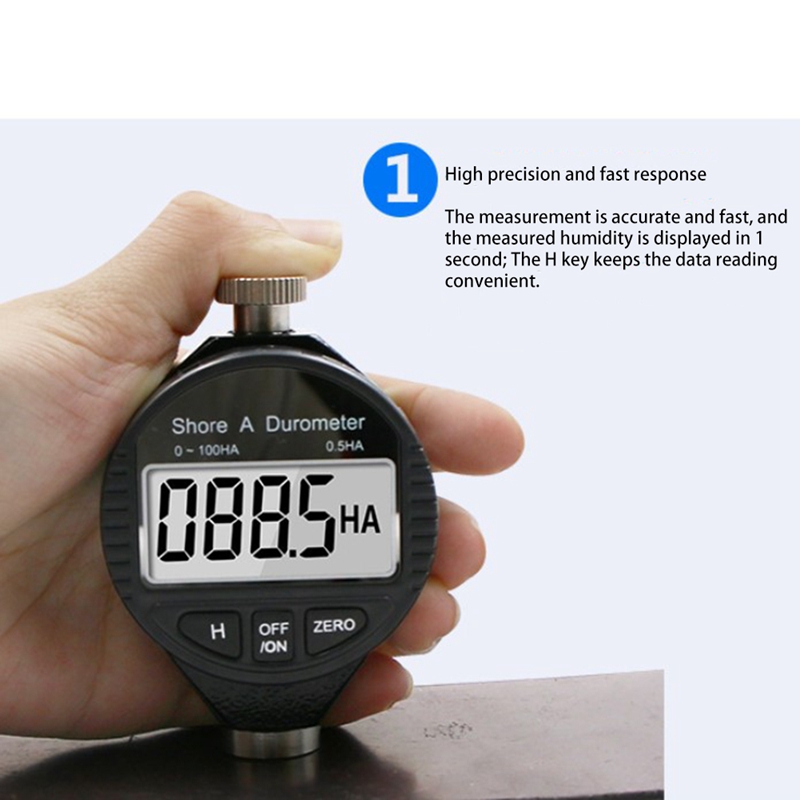 HA Digital Shore Durometer Sclerometer Rubber Hardness Tester Meter Paragraph Digital Shore Hardness Meter