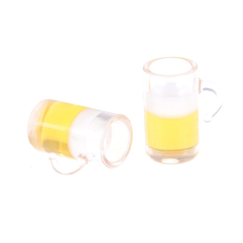 1:12 Super Nette Mini Bahre Tasse Schnelle Lebensmittel Spielzeug Miniatur Puppe Haus Möbel 18*10mm Für Puppenhaus Decals