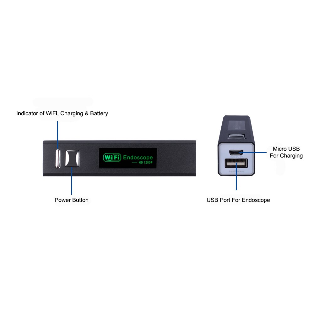 WIFI Endoskop Kamera HD 1200P 10/5/3,5/2/1 M Mini Wasserdicht Harten Draht drahtlose 8mm 8 LED Endoskop Kamera Für Android IOS Mac W