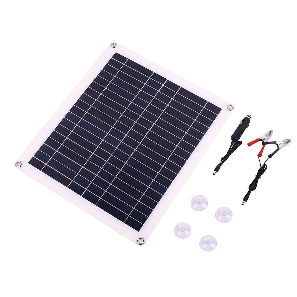 Solar Panel System 20W Solar Controller DIY Solar Panel Charger Power Supply Dual USB Solar Panel Kit Polysilicon Charging