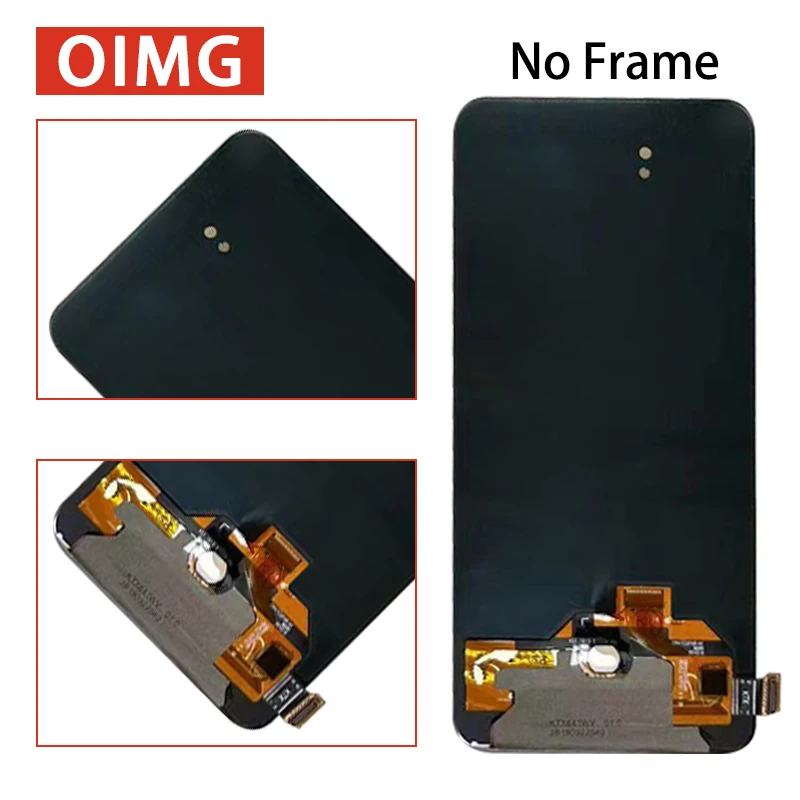 Super AMOLED dla Oppo Reno Wyświetlacz LCD + Zespół digitizera ekranu dotykowego dla Oppo Reno PCAM00 PCAT00 CPH1917 Ekran LCD