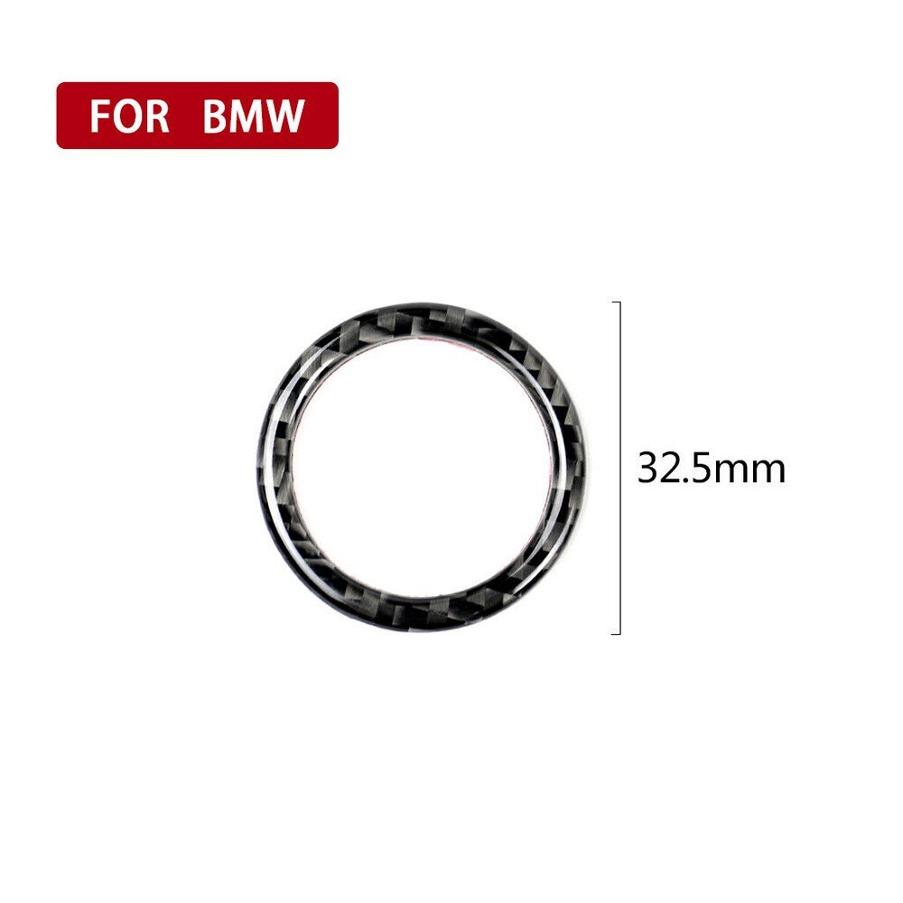 Bmw  e90 e92 e93 auton sisustuskytkimen koristeluun auton käynnistys/pysäytyspainike tarra käynnistyspysäytyspainikkeen kytkimen koristerengas