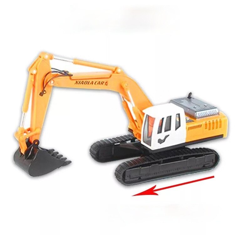 1/50 Slip Alloy Metal Excavator Model Children Toy