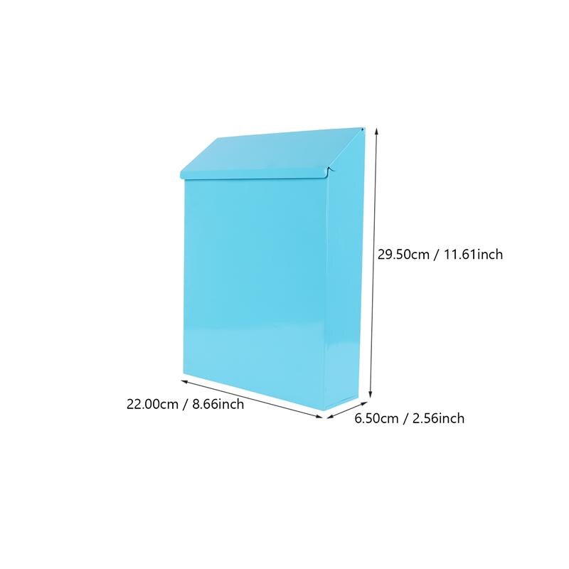 European Style Wall Mounted Mailbox Outdoor Warehouse Apartment Home Garden Letterbox Card Post Box With Lock