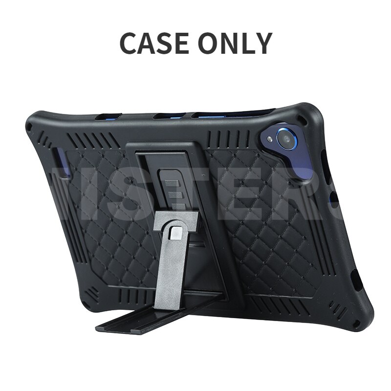 Pro Samsung Galaxis Tab A8 SM-T290 SM-T295 8.0" Tablette PC Sanft Shockproof Silizium Startseite Fall mit Rückseite Kickstand: FG-BK