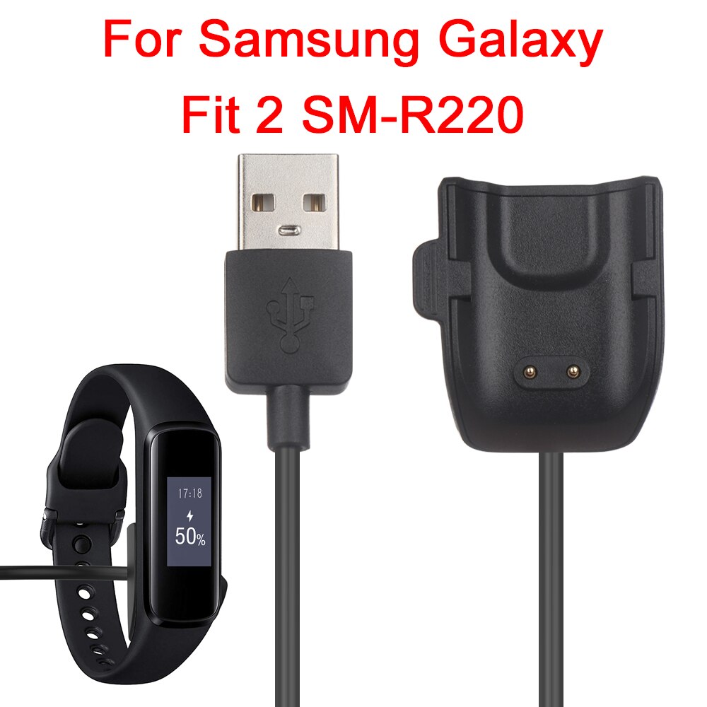Charger Voor Samsung Galaxy Fit 2 SM-R220 Smart Horloge Polsbandje Charger Usb-oplaadkabel Power Charger Dock Station