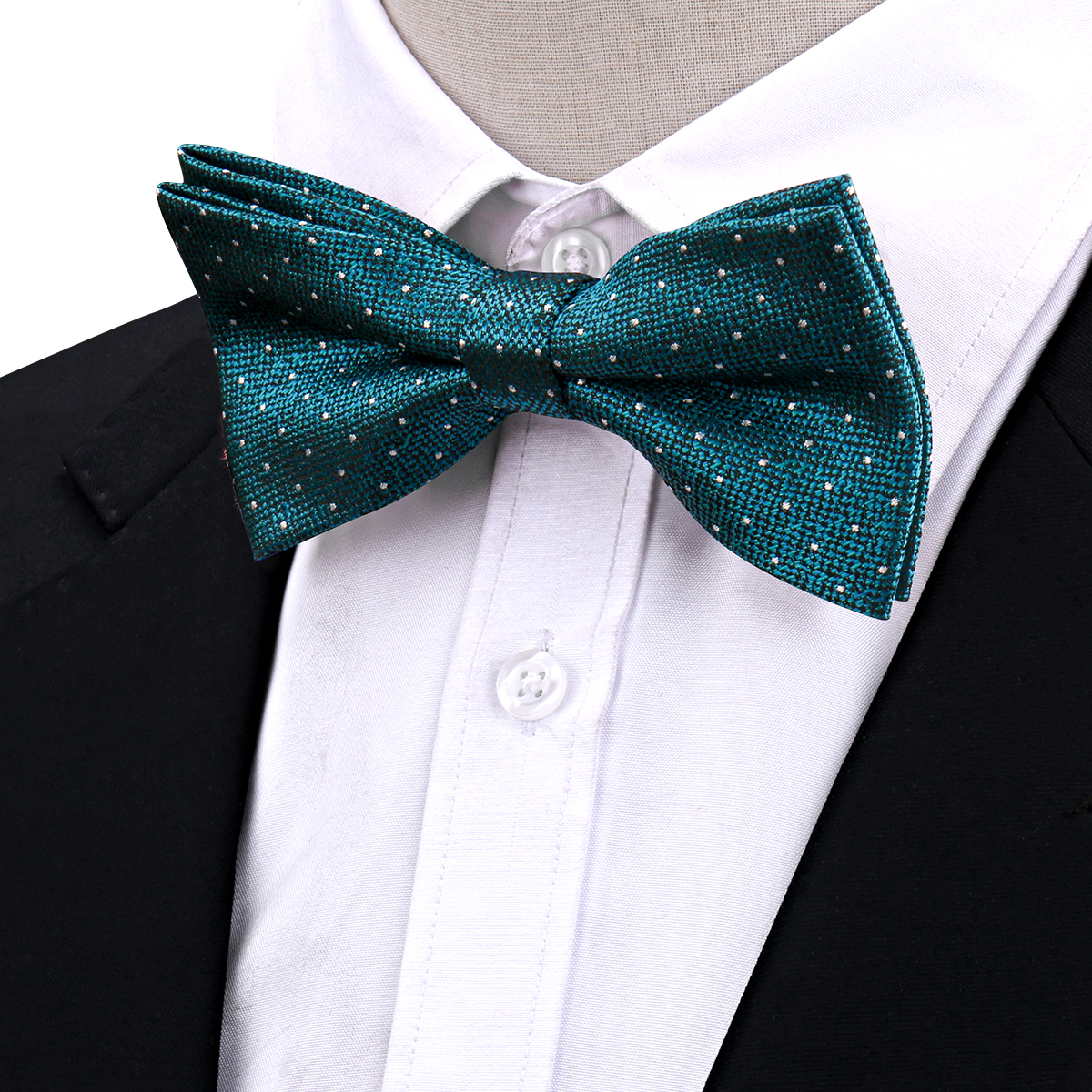 Pajarita para hombre, pajarita Floral para adultos, clásica, de boda, novio, camisa, accesorios para el cuello, pajaritas ajustables para el cuello, corbata de: Verde negro