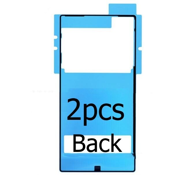 Originele Display Plakband Voor Sony Xperia Z5 E6653 E6683 E6633 E6603 Achter Glas Behuizing Waterdichte Lijm Voor Sony Z5 3M Lijm: 2pcs back glue