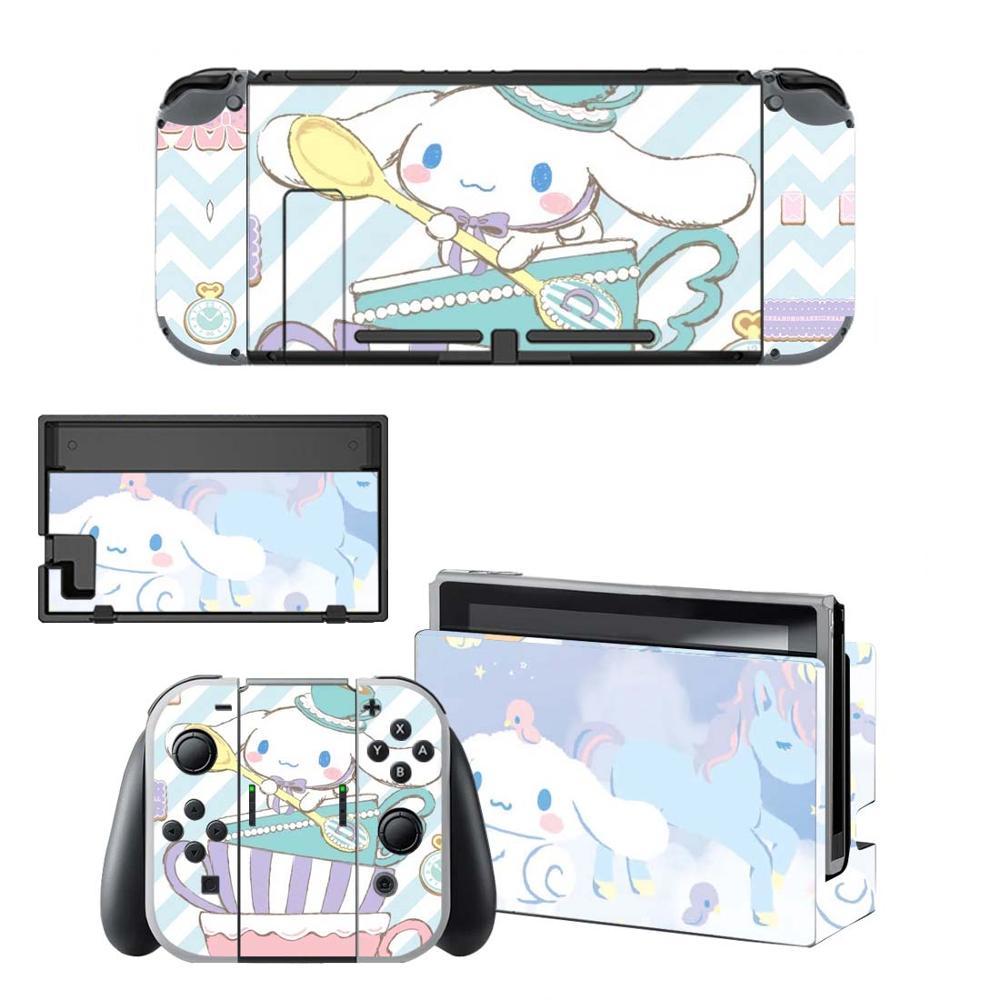 Vinyl Skin Protector Sticker Skins for Nintendo Switch NS Console + Controller + Stand Holder Dock Stickers: QBYSNS0020