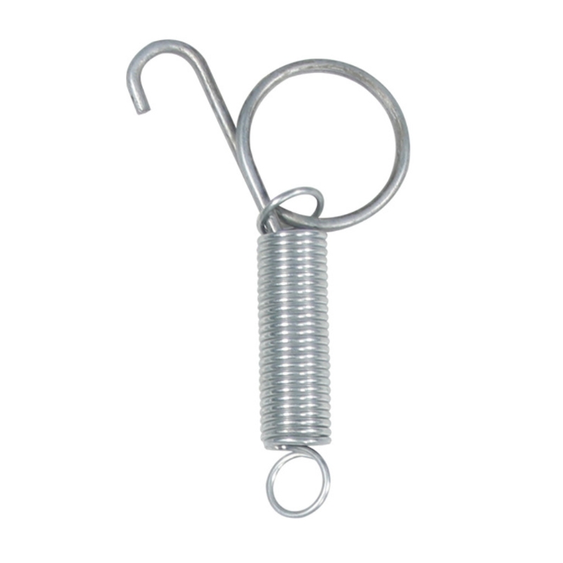Gancho de resorte de puerta de jaula, ganchos de resorte de Metal de 10 piezas, resorte de fijación de tensión resistente para jaulas de alambre de conejo/pájaro/hámster S/L,