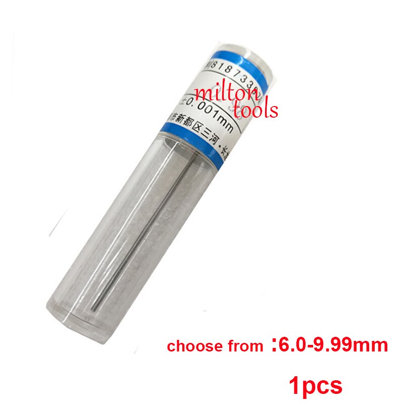 1pcs 0.1-0.49mm 0.5-5.99mm 6-9.99mm 20.0mm Cylindrical Pin gauge Smooth Plug Gauge Hole Gauge handle step Pin Gage holder tools: 6-9.99mm 1pcs