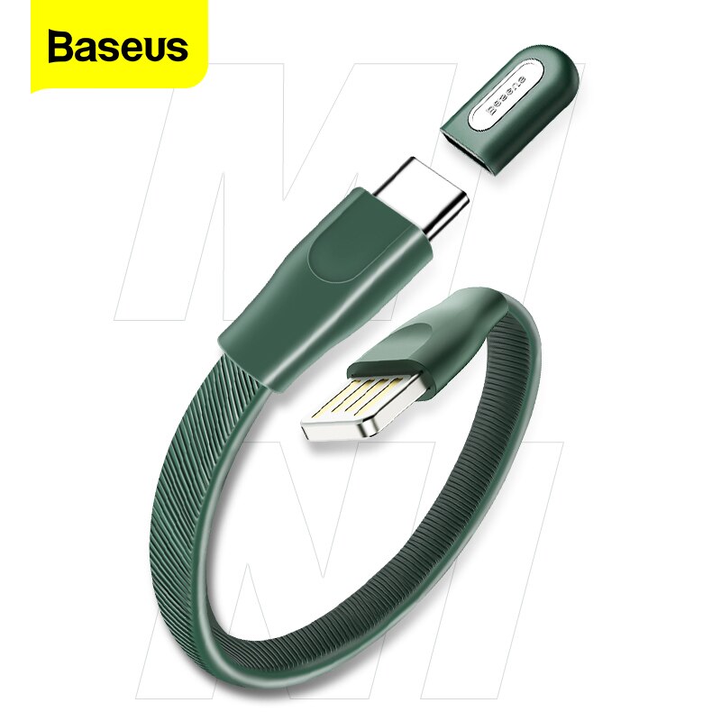 Baseus Usb Type C Armband Kabel Outdoor Draagbare Usb Snellader Data Snel Opladen 5A Type-C Kabel Usb C Wire Cord Kabels