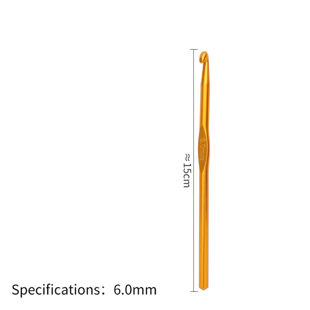 5pcs 2mm-10mm Sewing Needles Aluminium Crochet Hooks Needles Knit Weave Craft Yarn Sewing Tools Crochet Hooks Knitting Needles: plum