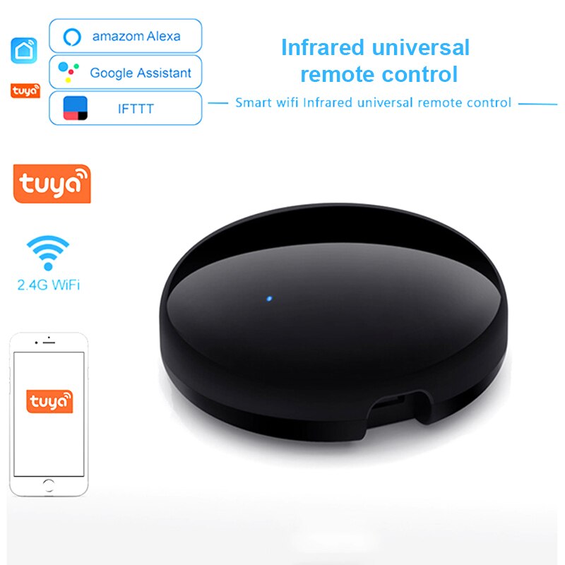 Tuya Wifi Ir Afstandsbediening Voor Airconditioner Tv Smart Home Infrarood Universele Afstandsbediening Voor Alexa Google Thuis Voor telefoons