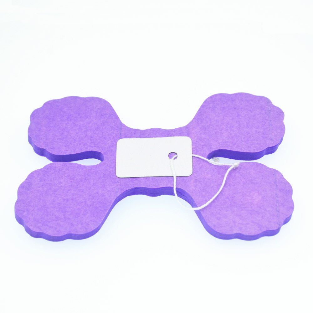 3m Multi color Clover paper banner wedding decoration garland birthday party home decor background wall Baby shower decor: purple