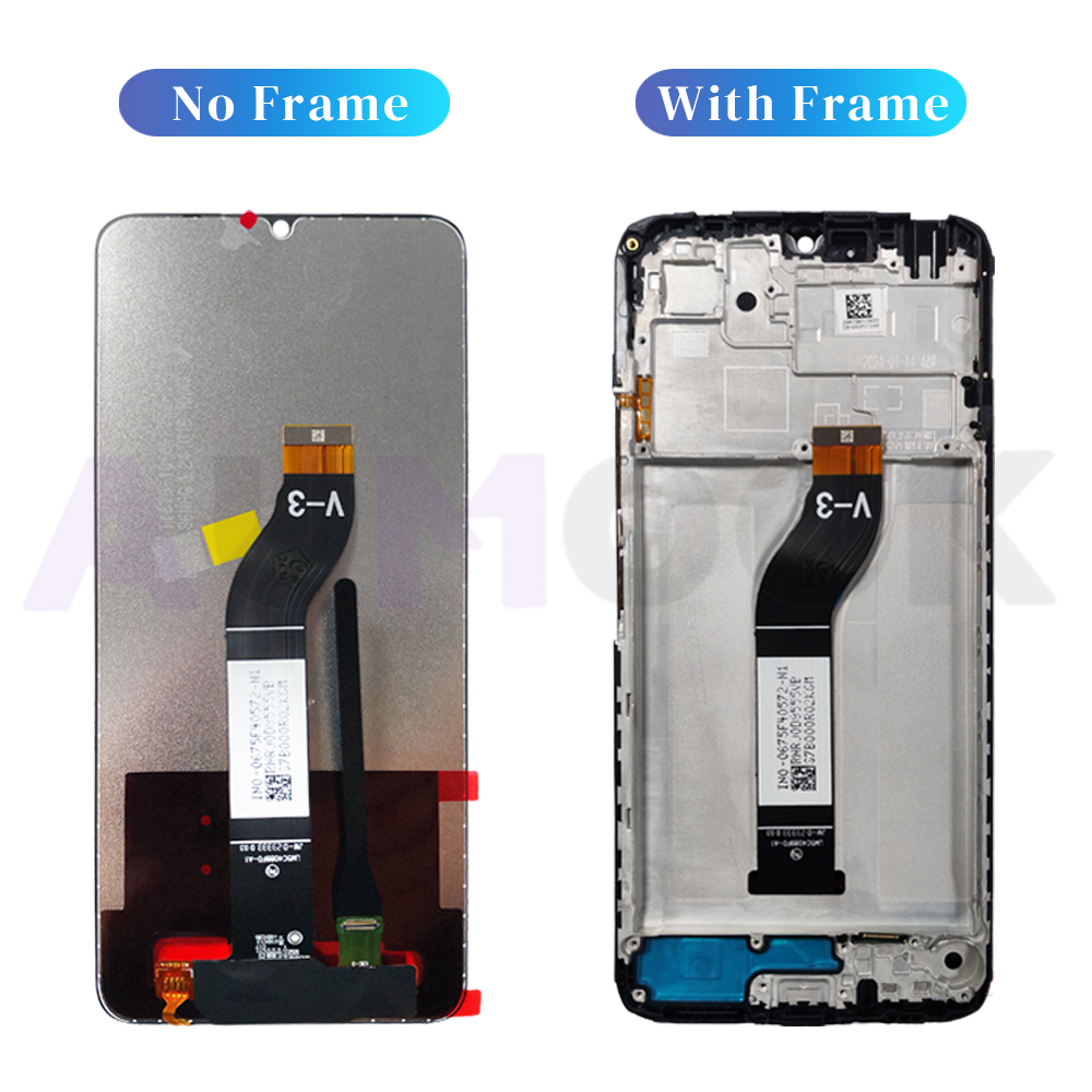 6.74" Screen for Redmi 13C LCD Display Touch Screen Digiziter Assembly pantalla For Xiaomi Redmi 13C With Frame LCD Display