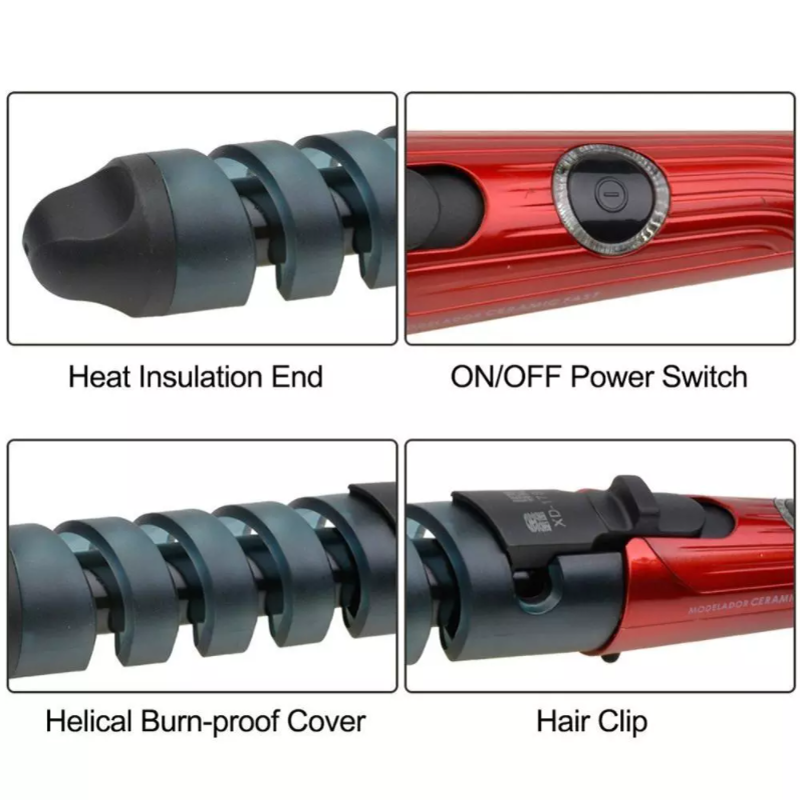 Hair Curler Spiral Curling Iron Electric Curlers Machine Hair Straightener Curling Wand Hair Iron Styling Tools