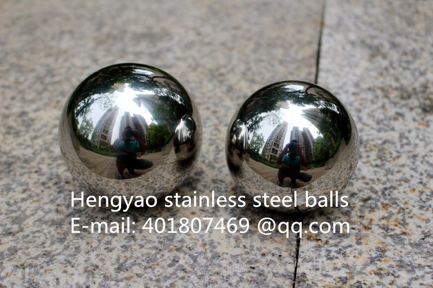 Silver Dia 90mm 9cm 304 stainless steel hollow ball seamless mirror ball family courtyard interior decoration ball float