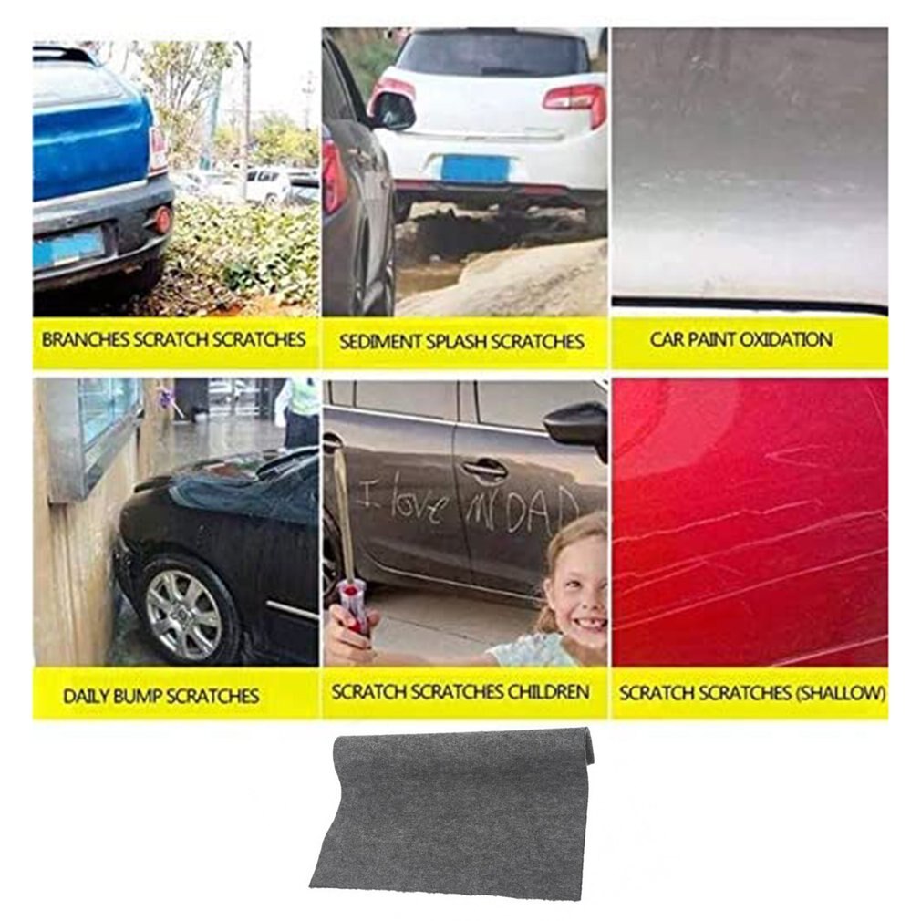 Nano Magic-tela antiarañazos para superficie de Metal Universal, paño de pulido instantáneo, paño de reparación de superficies de coche inteligente