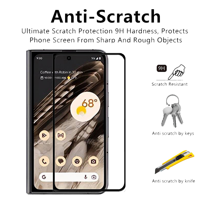 Tempered Glass For Google Pixel Fold Explosion-proof Screen Protector For Google Pixel Fold Camera