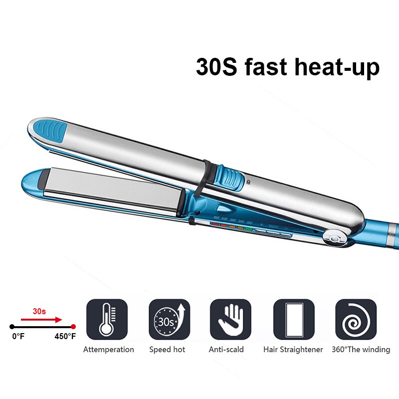 Flat irons Straighteners Hair Straightener Pro Nano Titanium Baby Optima Iron Plate Hair Straightening Electric Hair Styler