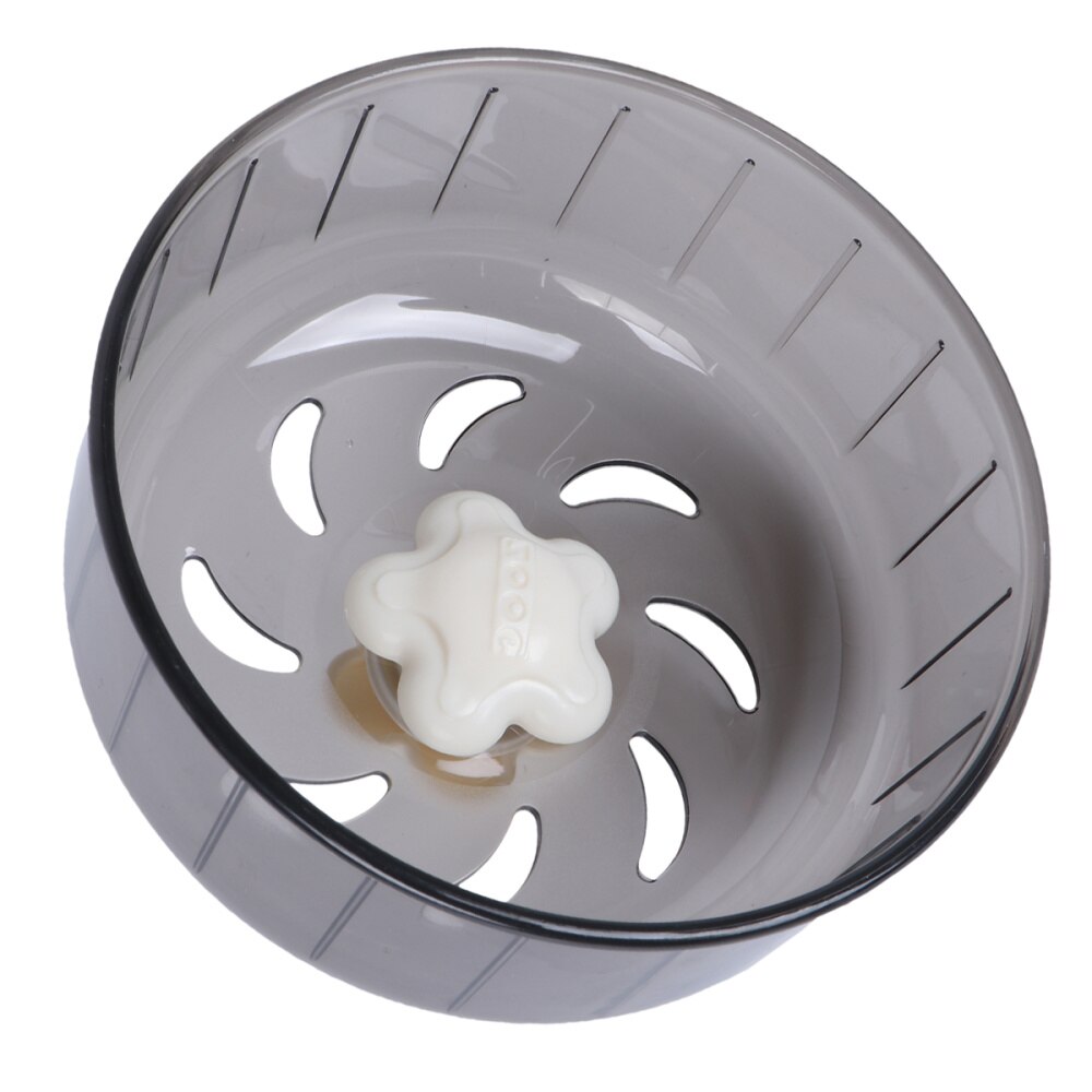 Little Hamster Running Wheel Mute Hamster Exercise Wheel Toys for Pet (Grey)