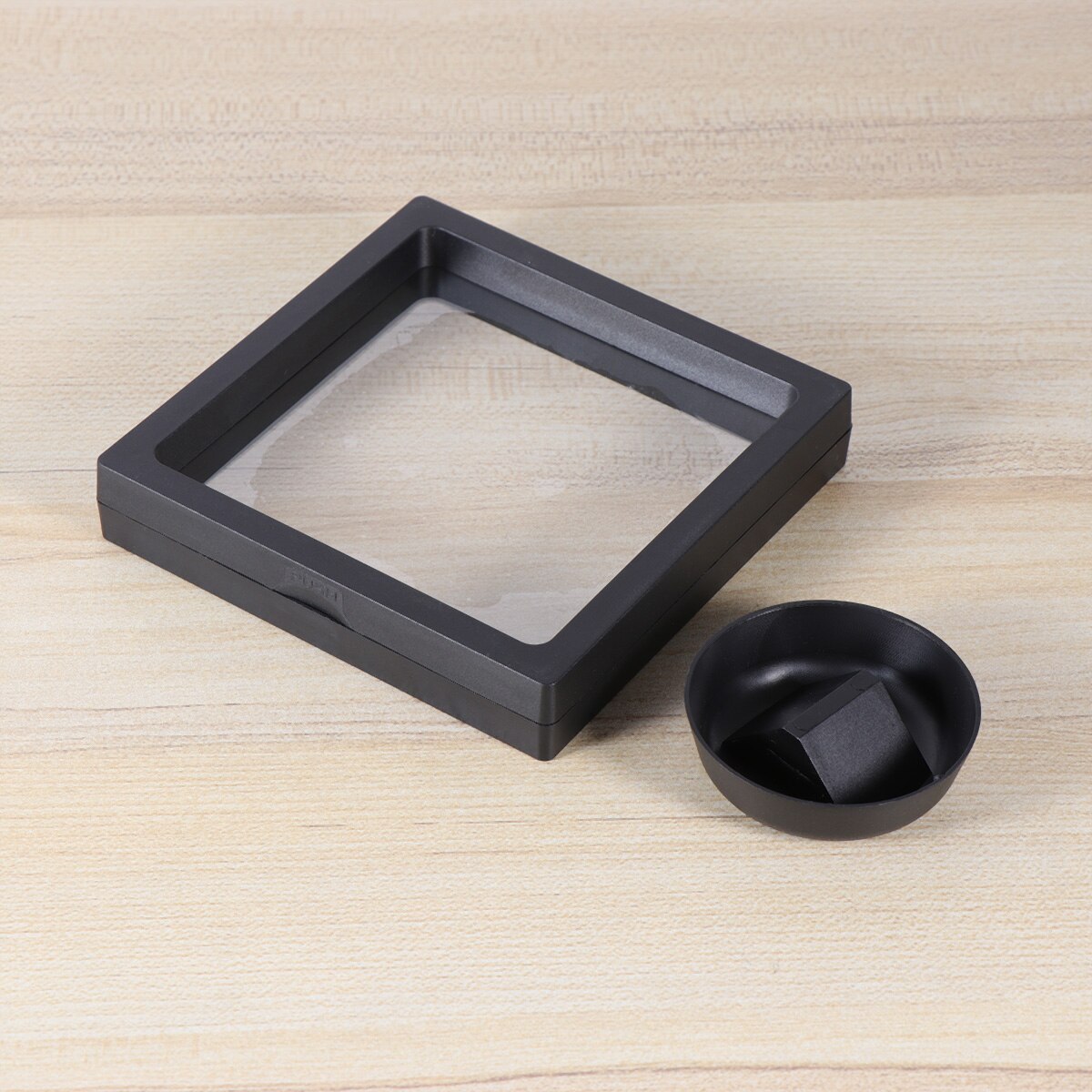 1 Pc Coin Display Stand Thicken Floating Frame Show Case for Bedroom: Default Title