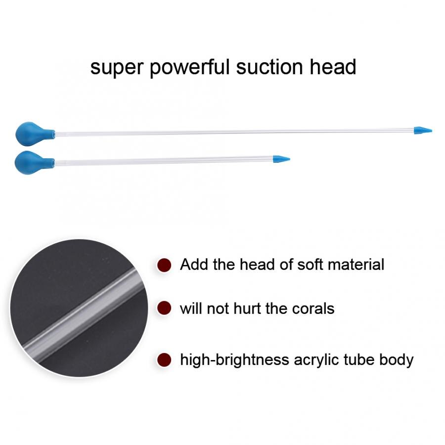 2Pcs/Set Arcylic Coral Feeder Tube Liquid Fertilizer Add Reef Fish Tank Aquarium Pet Feeders Coral Feeding Tube