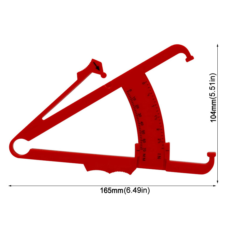 Probador de pérdida de grasa corporal, calculadora, pinza, Clip de Fitness, herramienta de medición de grasa, tabla delgada, instrumento de prueba de pliegues
