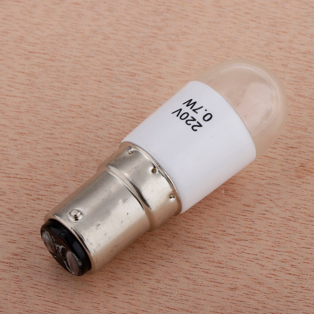 1Pcs Universal Sewing Machine LED Light Bulb Push in 220V 0.7W