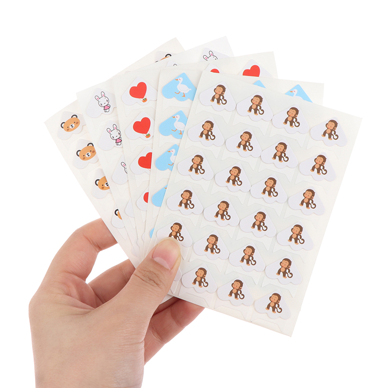 24 pcs DIY Cartoon Cute Animals Corner Cute Paper Stickers for Photo Albums Frame Decoration Scrapbooking