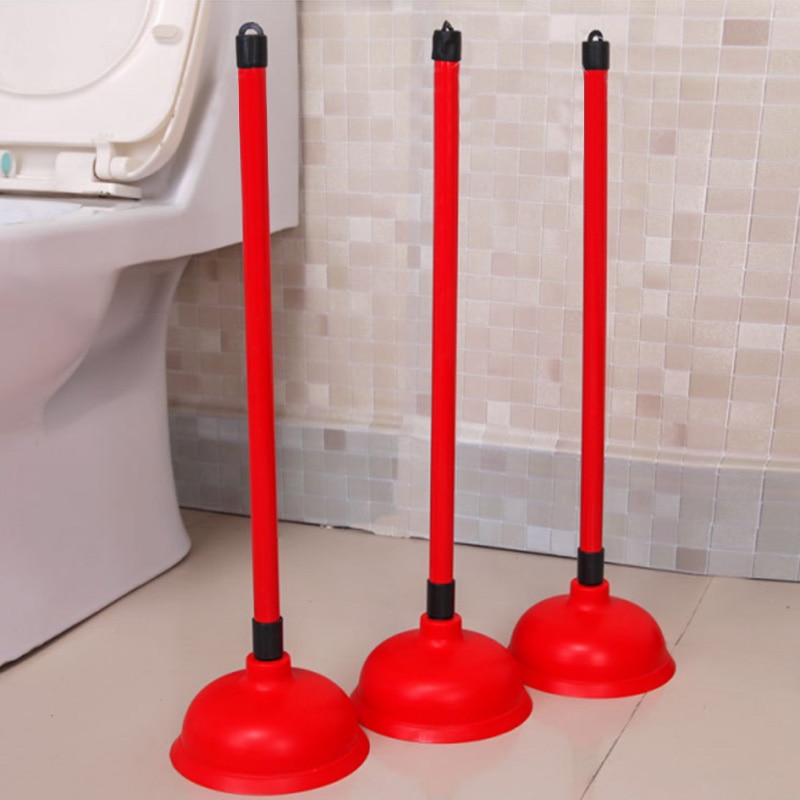 Langhåndede toiletstempler stempeltype uddybningsanordning husstands toilet kloakrør blokering mudderværktøj