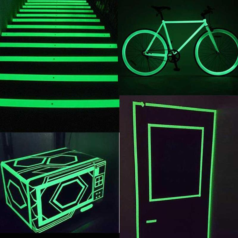 1Pc Diy Fluorescerende Stickers Hoge Helderheid Lichtgevende Papier Graveren Film Reclame Kinderkamer Meubels Decor Decor Speelgoed R0I6