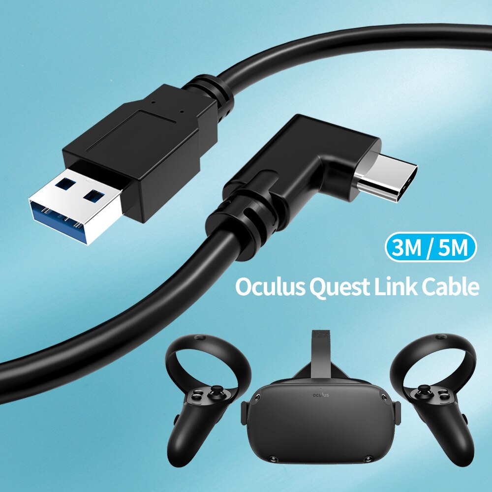Cable Oculus Quest Link VR cable USB C Type Data