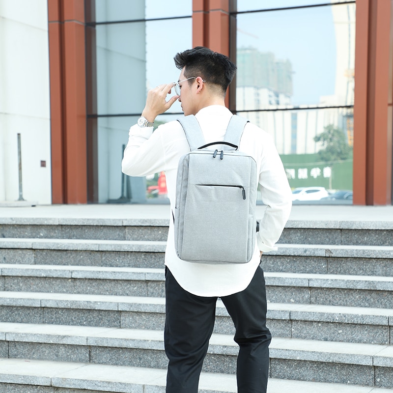 männer Laptop Rucksack für männer Anti Diebstahl wasserdichte leinwand Rucksack jungen schule reise Rucksack für Teenager mit Ladung