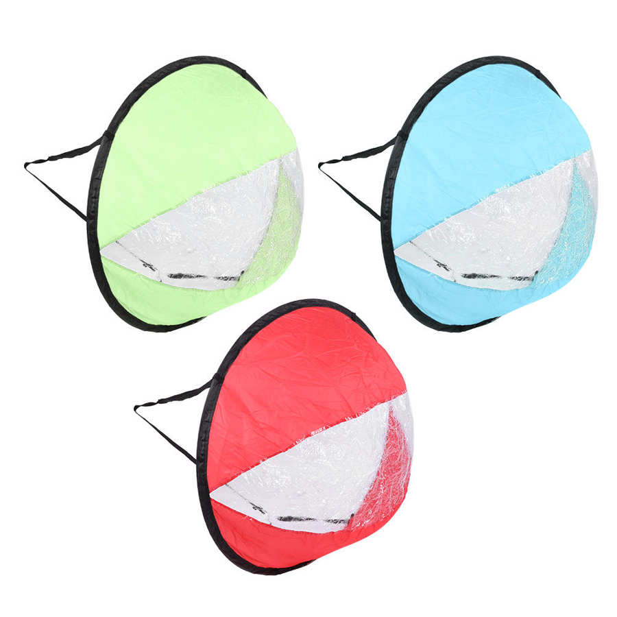 110cm Sail Foldable Kayak Boat Wind Sail Paddle Board Sailing Canoe Stroke Paddle Rowing Boats Wind Clear Window