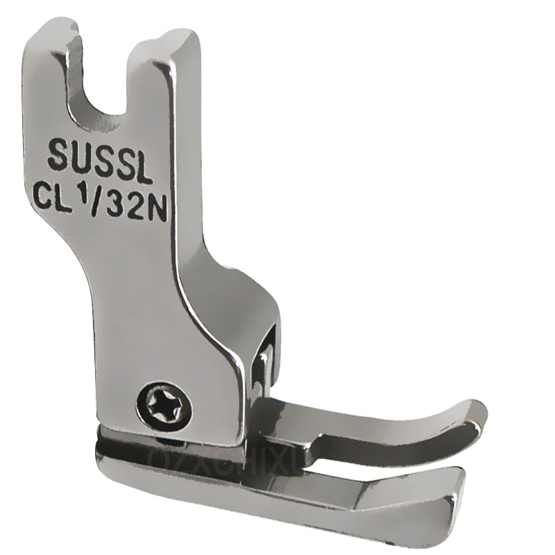 1 Pcs CR1/16N CR1/32N CL1/16N CL1/32N Industrial Sewing Machine Compensating Presser Foot Left/Right Edge Guide Presser Foot: light yellow