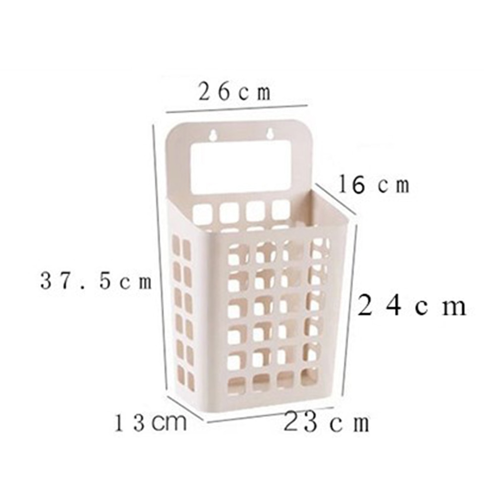 Panier à linge en plastique creux | Ventouse, panier à linge en plastique, jouet vêtements sales, organisateur de la maison, panier ajouré ventouses simples et élégantes