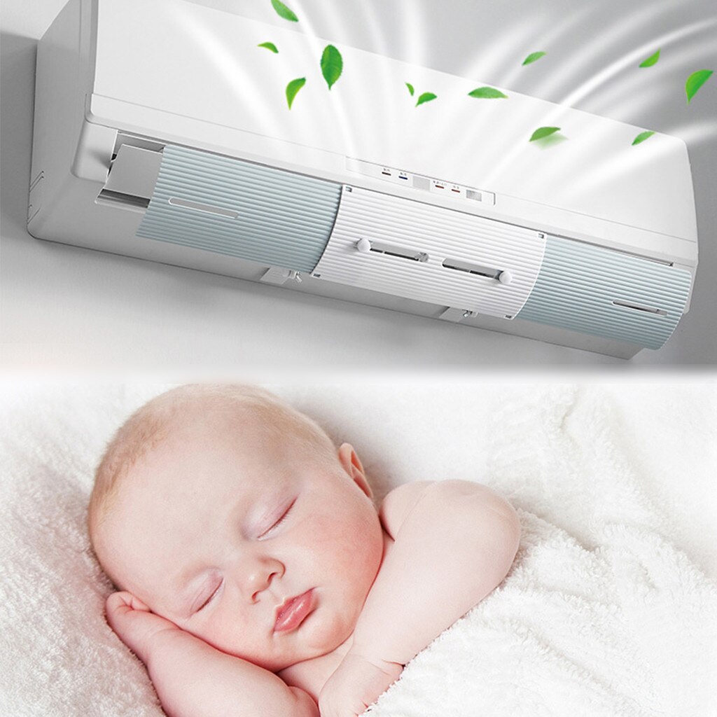 Air Conditioner Wind Shield Cold Wind Gas Deflectors Anti Direct Blowing Baffle