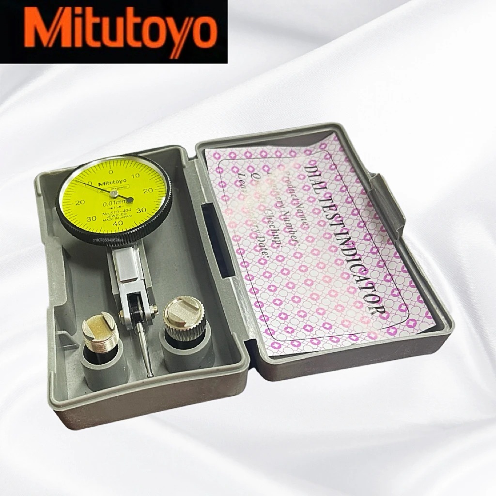 Mitutoyo 32mm 38mm indicateur à cadran levier analogique jauge à cadran No.513-404 précision Stable 0.01 plage 0-0.8mm diamètre outils de mesure