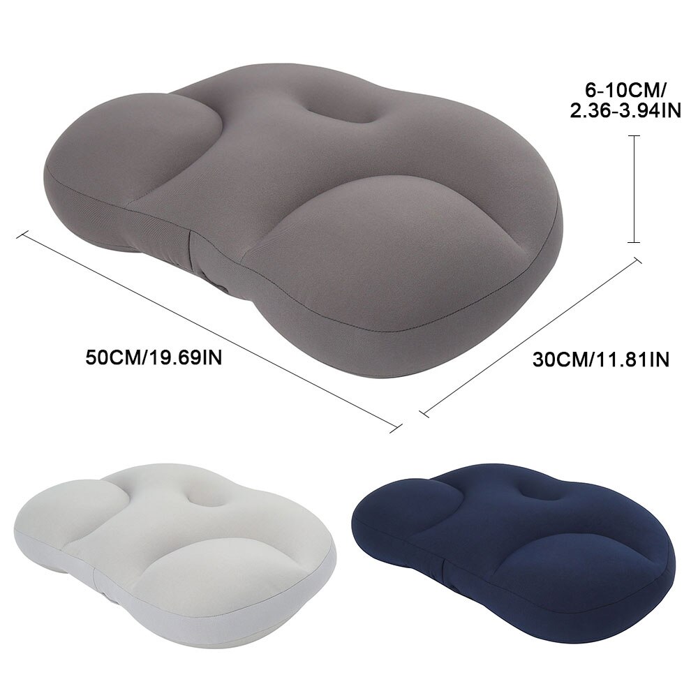 Almohada de cuello 3D avión lavable cuerpo masaje de cuello almohada de viaje almohada portátil descanso del cuello almohadas de espuma almohadilla de cintura